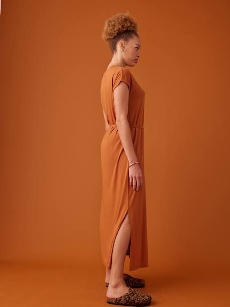 Long Dress for Maternity, by ENVIE DE FRAISE caramel 