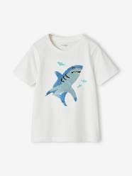 Boys-Tops-T-Shirts-Basics T-Shirt with Reversible Sequins for Boys