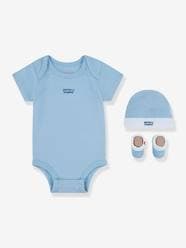 Baby-Bodysuits & Sleepsuits-Set of 3 Batwing Items by Levi's® for Babies