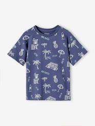 -T-Shirt with Graphic Holiday Motifs for Boys