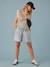 Paperbag-Effect Denim Jeans for Maternity, ENVIE DE FRAISE bleached denim 