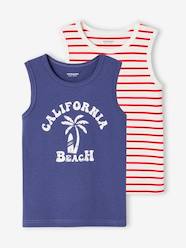 Boys-Tops-T-Shirts-Pack of 2 Tank Tops for Boys