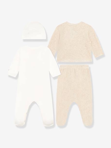 Set of 4 Cotton Items for Babies, by Petit Bateau marl grey 