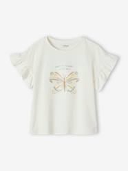 T-Shirt with Sequinned Motif for Girls