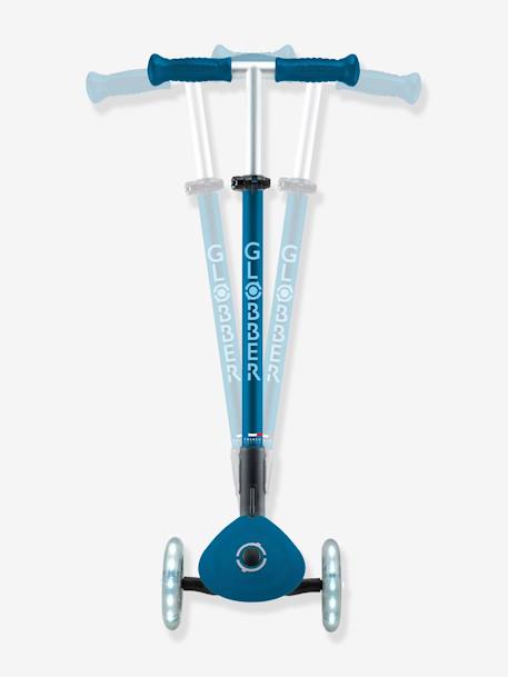 Primo Foldable Lights 3-Wheel Scooter - GLOBBER petrol blue+rose 