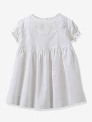 Baby-Dresses & Skirts-Embroidered Dress for Babies - Celebrations & Weddings Collection by CYRILLUS