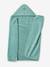 Bath Cape, Essentials for Babies, in recycled cotton green+sandy beige 