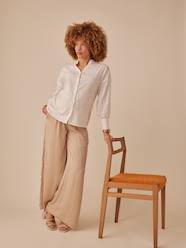 Maternity-Nursing Clothes-Shirt in Broderie Anglaise for Maternity, by ENVIE DE FRAISE