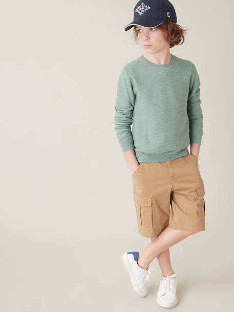 Sweatshirt for Boys, by CYRILLUS aqua green 