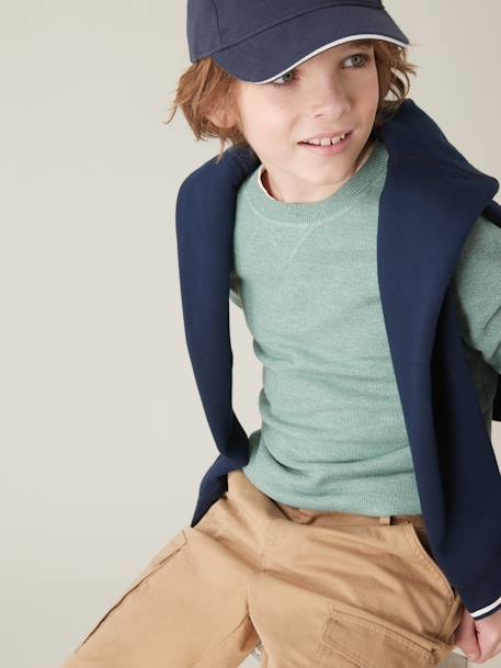 Sweatshirt for Boys, by CYRILLUS aqua green 