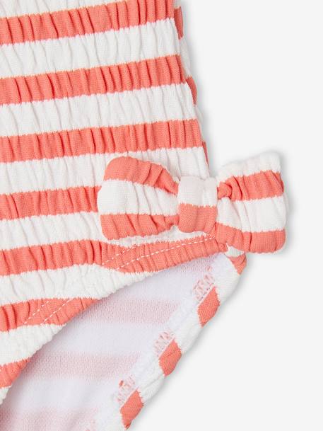 Striped Swimsuit for Baby Girls apricot 