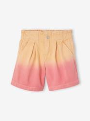 Shorts in Dip-Dye Fabric, for Girls