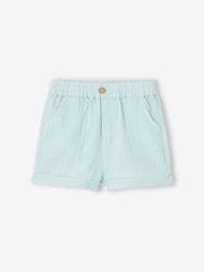-Shorts in Cotton Gauze for Babies