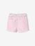 Shorts with Floral Belt for Babies lilac 
