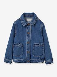 Girls-Coats & Jackets-Jackets-Denim Jacket for Girls, by CYRILLUS