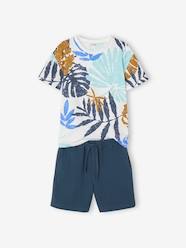 Boys-Cotton Gauze T-Shirt & Shorts Combo for Boys