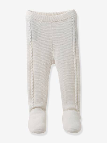 Combo in Organic Cotton & Wool for Babies, by CYRILLUS ecru 