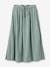 Long Skirt in Double Cotton Gauze by CYRILLUS aqua green 