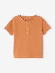 Honeycomb Grandad-Style T-Shirt for Babies