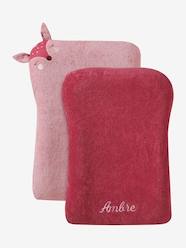Nursery-Changing Mattresses & Nappy Accessories-Changing Mats & Covers-Set of 2 Changing Mattress Covers, Animals, in Towelling