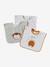 Set of 3 Animals Bibs, Easy to Put On ecru 