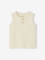 Baby-T-shirts & Roll Neck T-Shirts-T-Shirts-Sleeveless Rib Knit Top for Babies