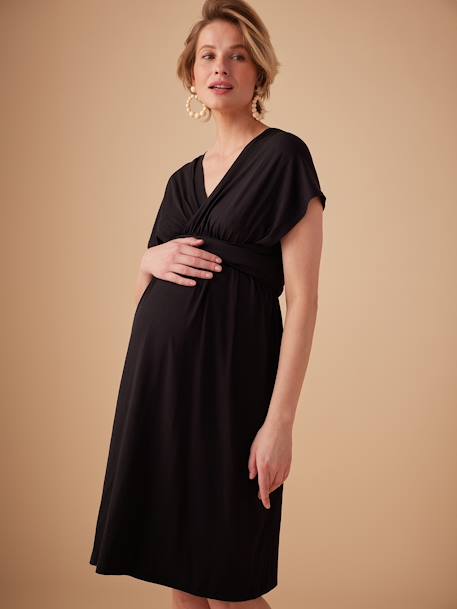 1 Maternity Dress, 7 Looks - Fantastic Dress by ENVIE DE FRAISE black 