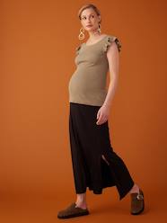 Maternity-Long Skirt in Jersey Knit for Maternity, ENVIE DE FRAISE