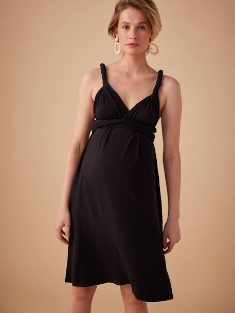 1 Maternity Dress, 7 Looks - Fantastic Dress by ENVIE DE FRAISE black 