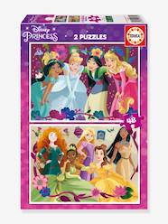 -Two 48-Piece Puzzles, Disney Princesses - EDUCA