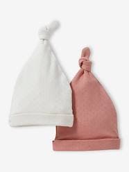 Baby-Accessories-Pack of 2 Beanies for Babies