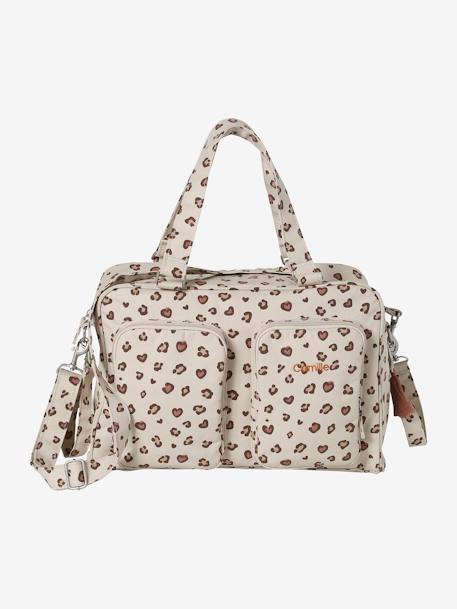 Changing Bag with Several Pockets, Family Blue+sandy beige 