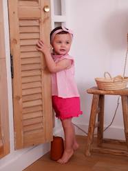 Baby-Outfits-Blouse, Shorts & Headband Ensemble for Babies