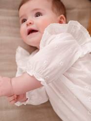 Baby-Blouses & Shirts-Embroidered Long Sleeve Blouse for Newborn Babies