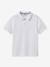 Organic Cotton Polo Shirt for Boys, by CYRILLUS white 