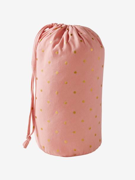 Cat Sleeping Bag, with Recycled Cotton rose 