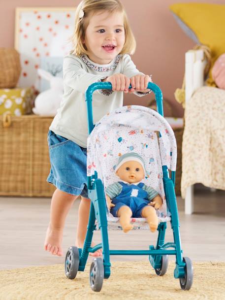 Bear Pushchair for Baby Dolls - COROLLE blue 