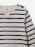 Striped Sweatshirt in Organic Cotton, by CYRILLUS striped navy blue 
