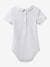 Bodysuit with Small Collar, in Organic Cotton, by CYRILLUS for Babies white 