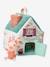 LILLIPUTIENS wolf and 3 little pigs house multicoloured 