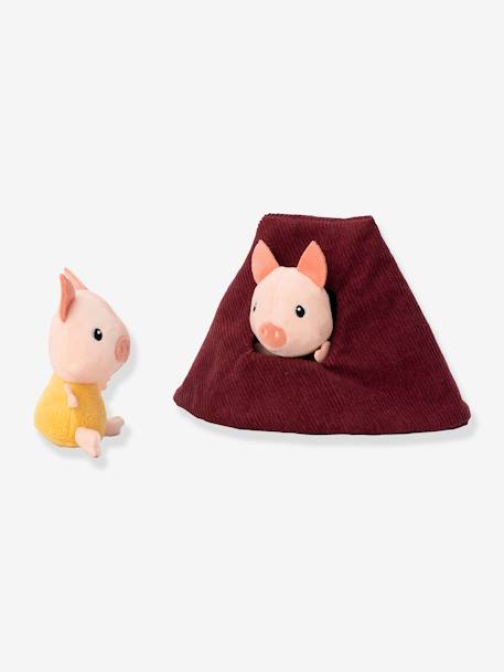 LILLIPUTIENS wolf and 3 little pigs house multicoloured 