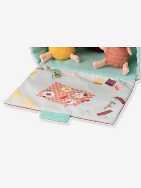 LILLIPUTIENS wolf and 3 little pigs house multicoloured 
