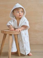 -Bath Poncho with Recycled Cotton for Babies, Giverny