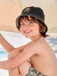 Boys-Accessories-Winter Hats, Scarves & Gloves-Jungle Reversible Bucket Hat for Boys