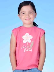 Sleeveless Top with Bird, for Girls