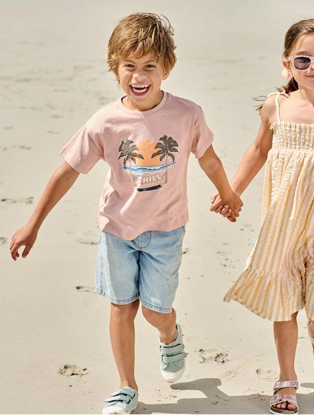 A 'Chill' T-Shirt for Boys old rose 