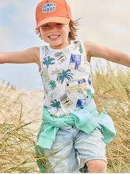 -Tank Top with Surfing Motifs for Boys