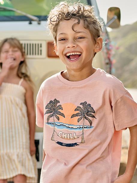A 'Chill' T-Shirt for Boys old rose 