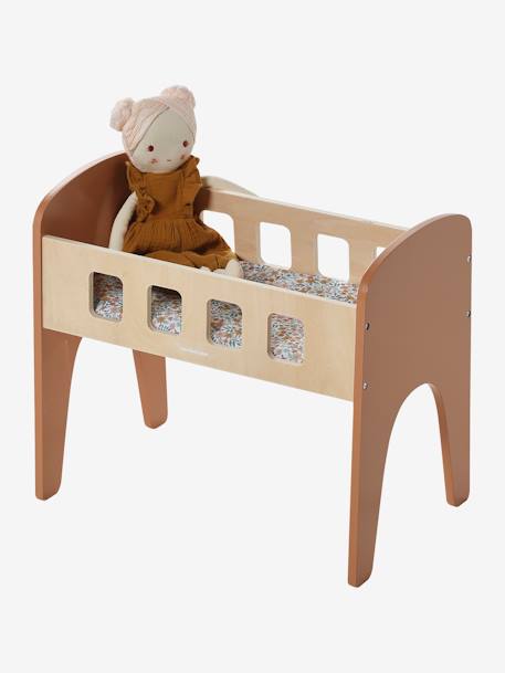 Doll Bed in FSC®100% Wood white+wood 