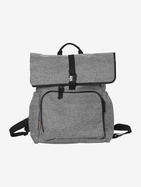 Changing Backpack in Recycled Polyester, Walk & Roll Grey 